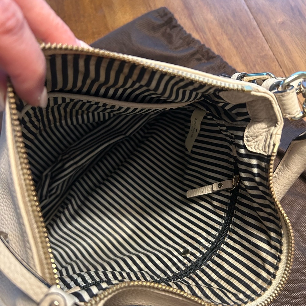 Kate Spade Cobble Hill small Ella leather Satchel/Crossbody Porcelain - Picture 5 of 16